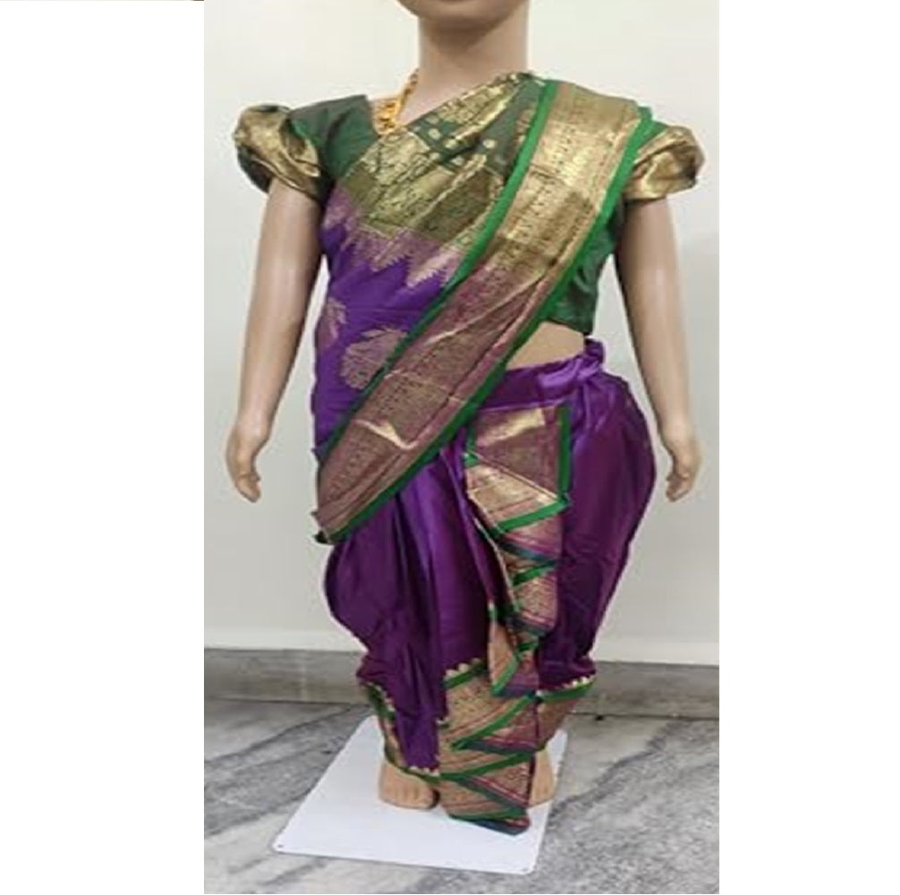 girls nauvaari saree