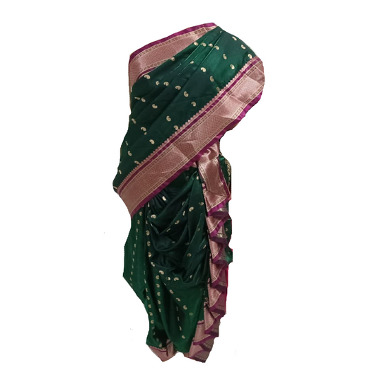 Nauvari sarees for women Gauri Ganpati Special - Maau Silk