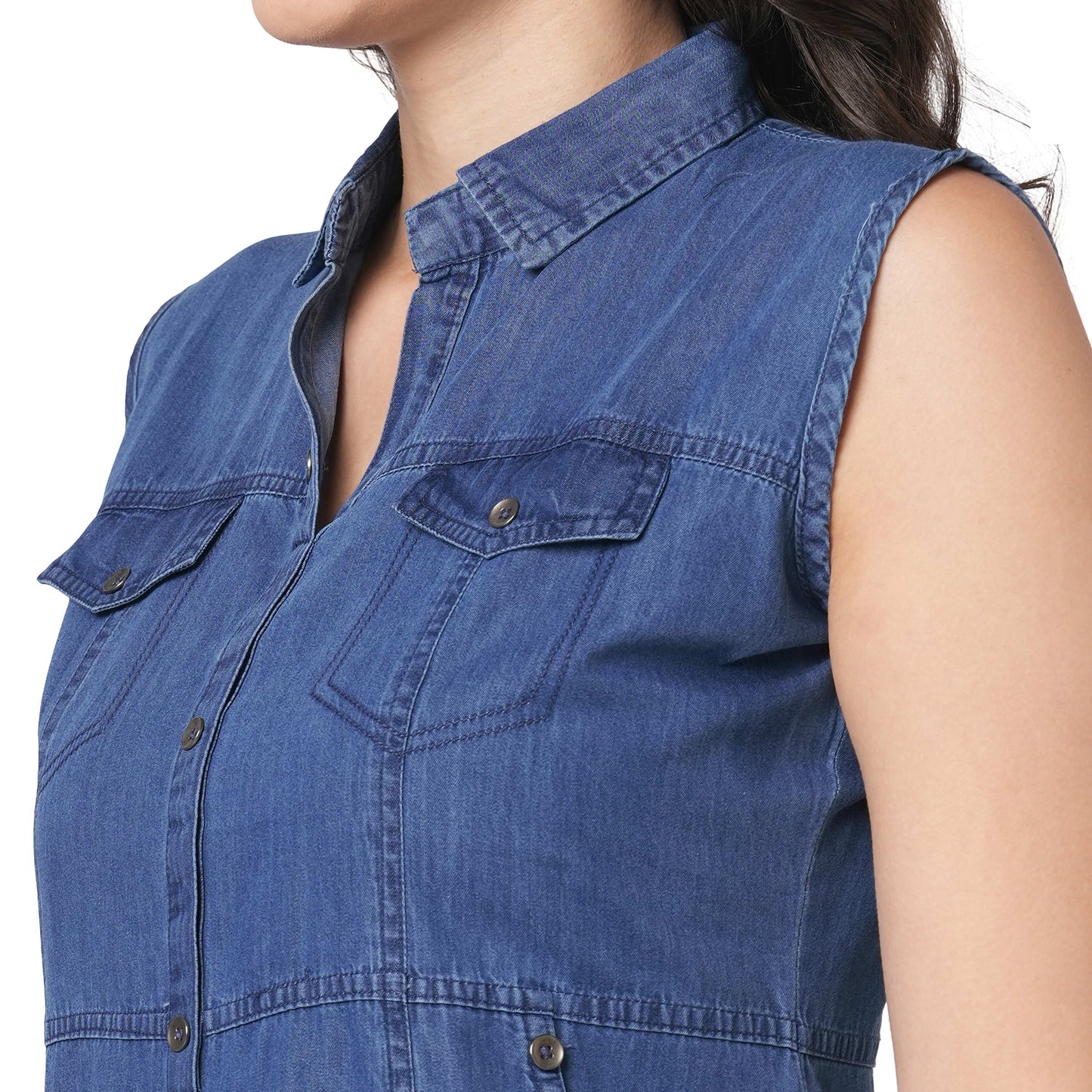 Boho Denim Tunics, Separately 3/4th Sleeves Given with this