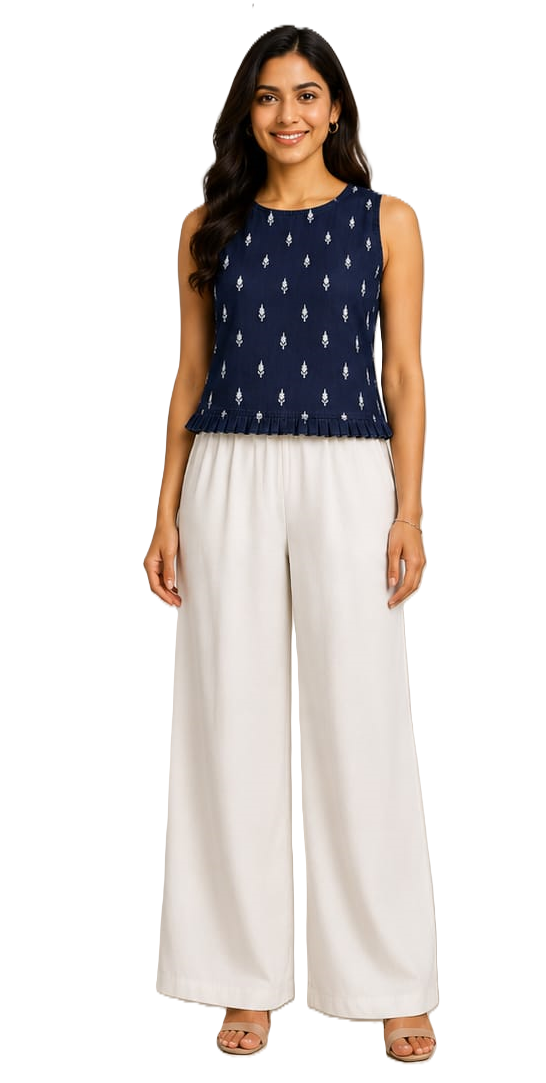 Denim Crop top for Stylish Women