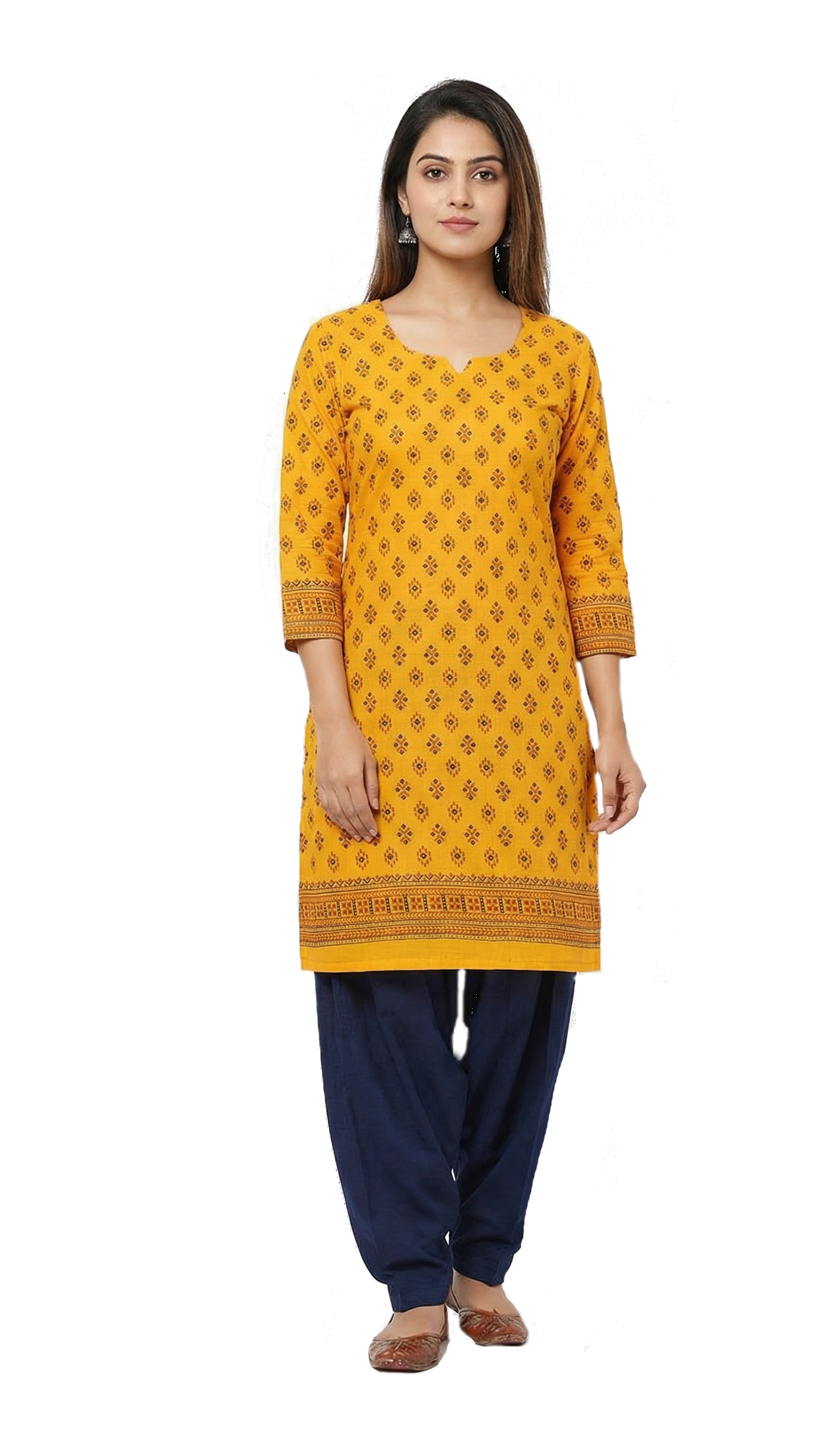 Pure cotton Unstitched dress materials for women, best for summer.