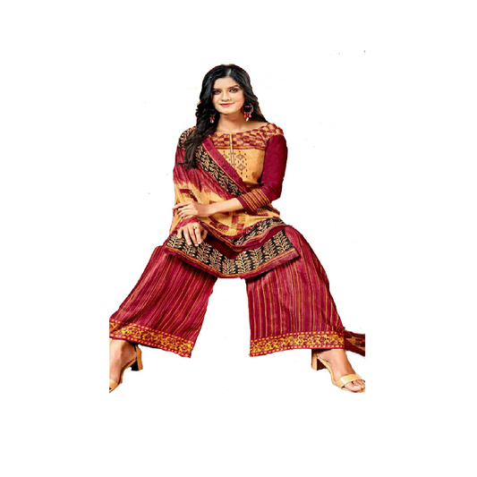 cotton Printed Multi colour Dress materials