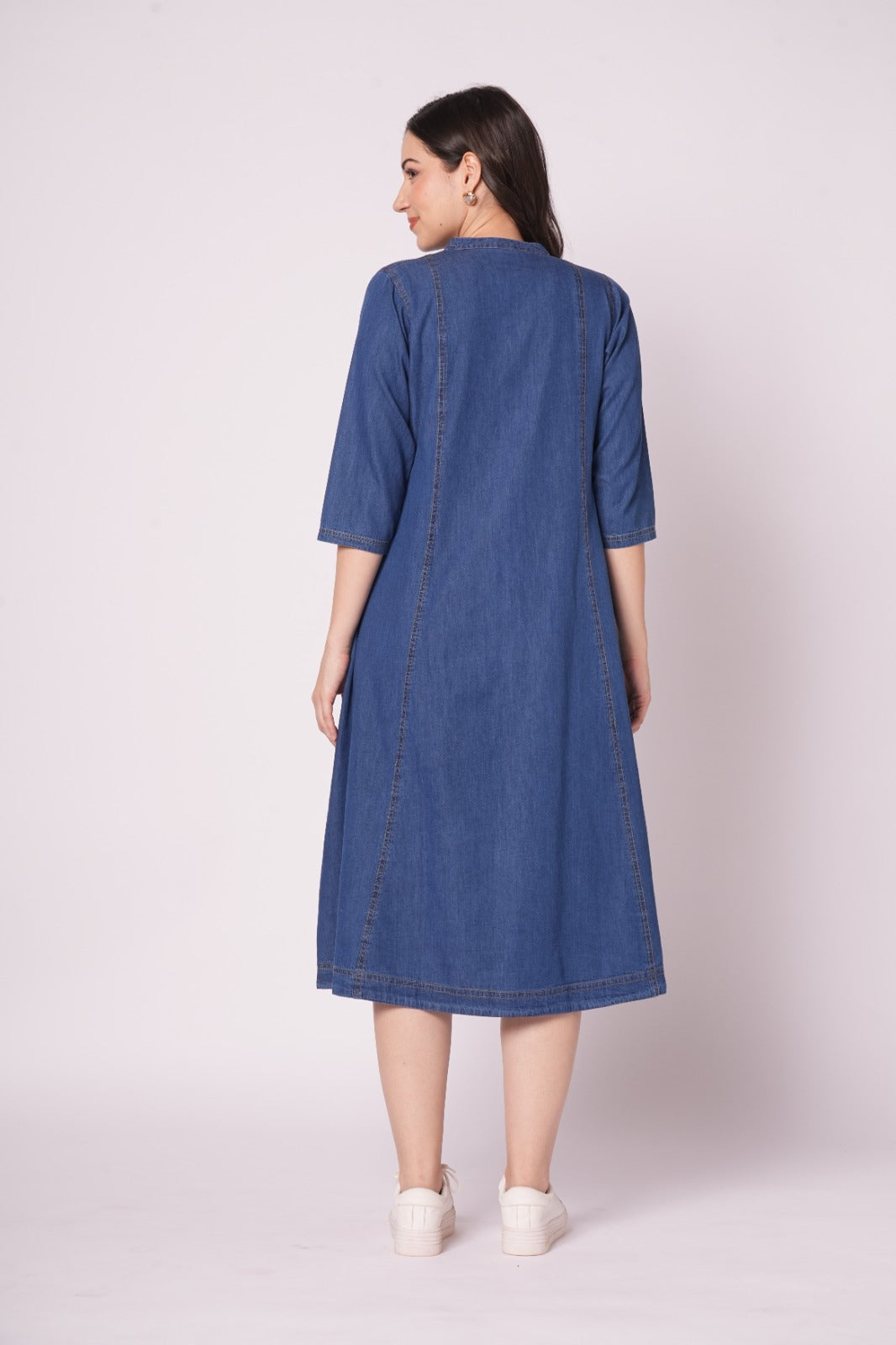 Denim dress for women