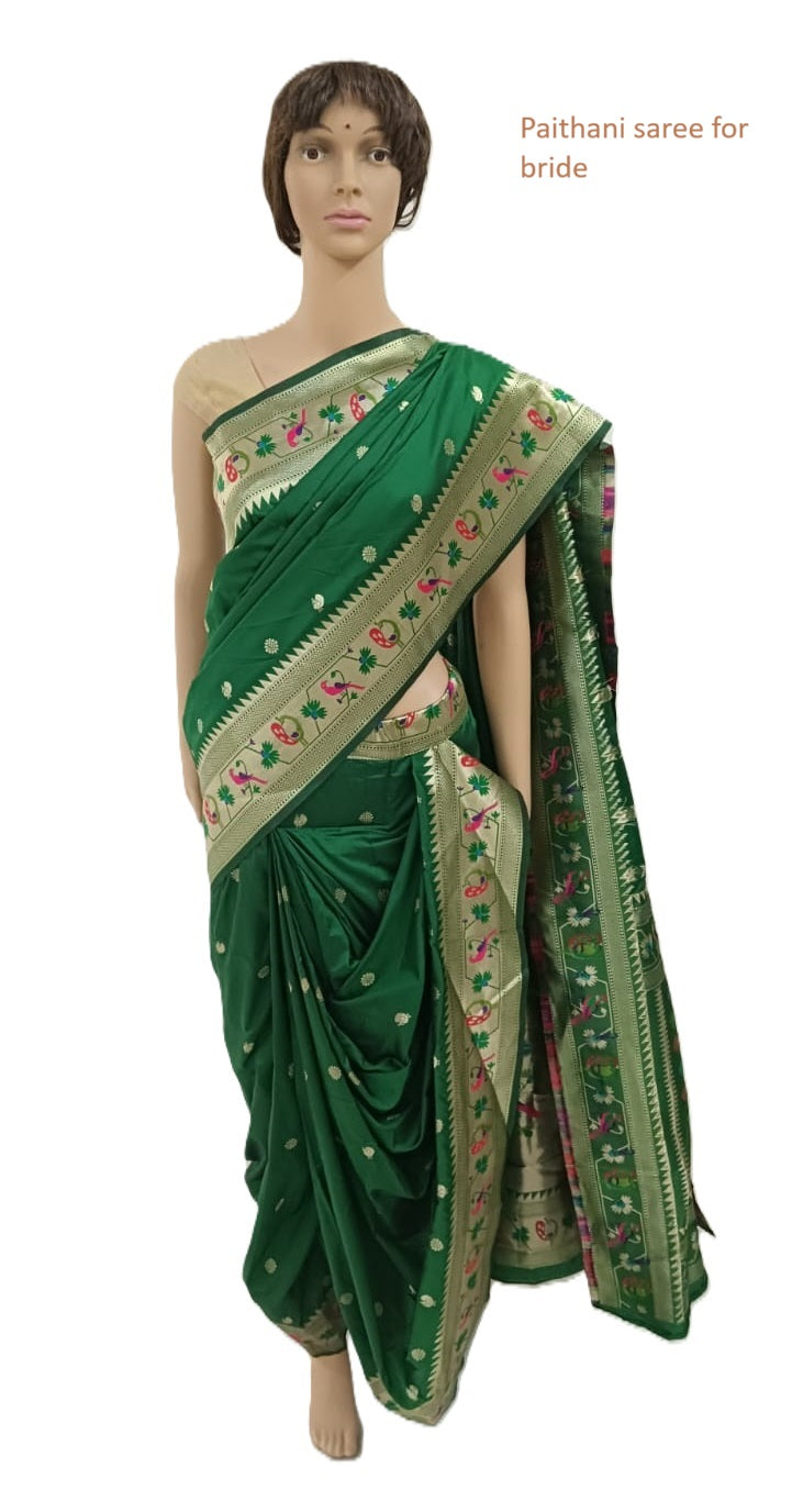 nauvaari sarees for women Wedding special Paithani Bridal Collection