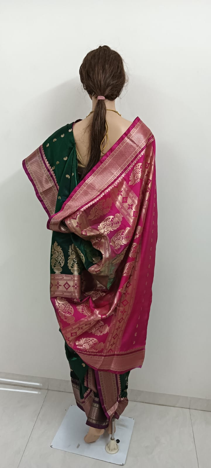 Nauvari sarees for women Gauri Ganpati Special - Maau Silk