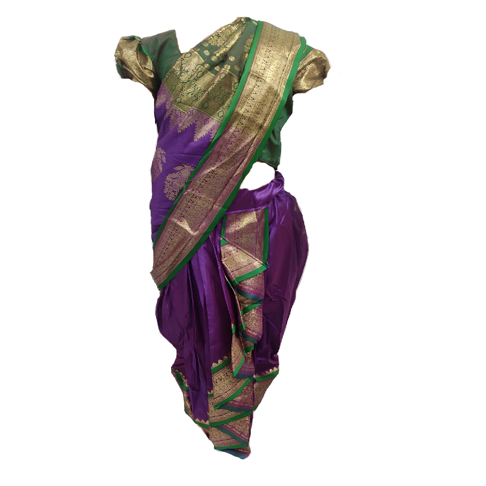 girls nauvaari saree