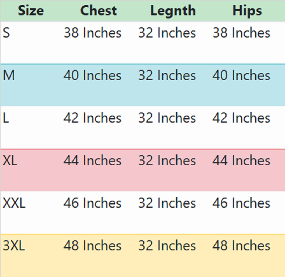 Cotton Short Kurtis/Tops for Women