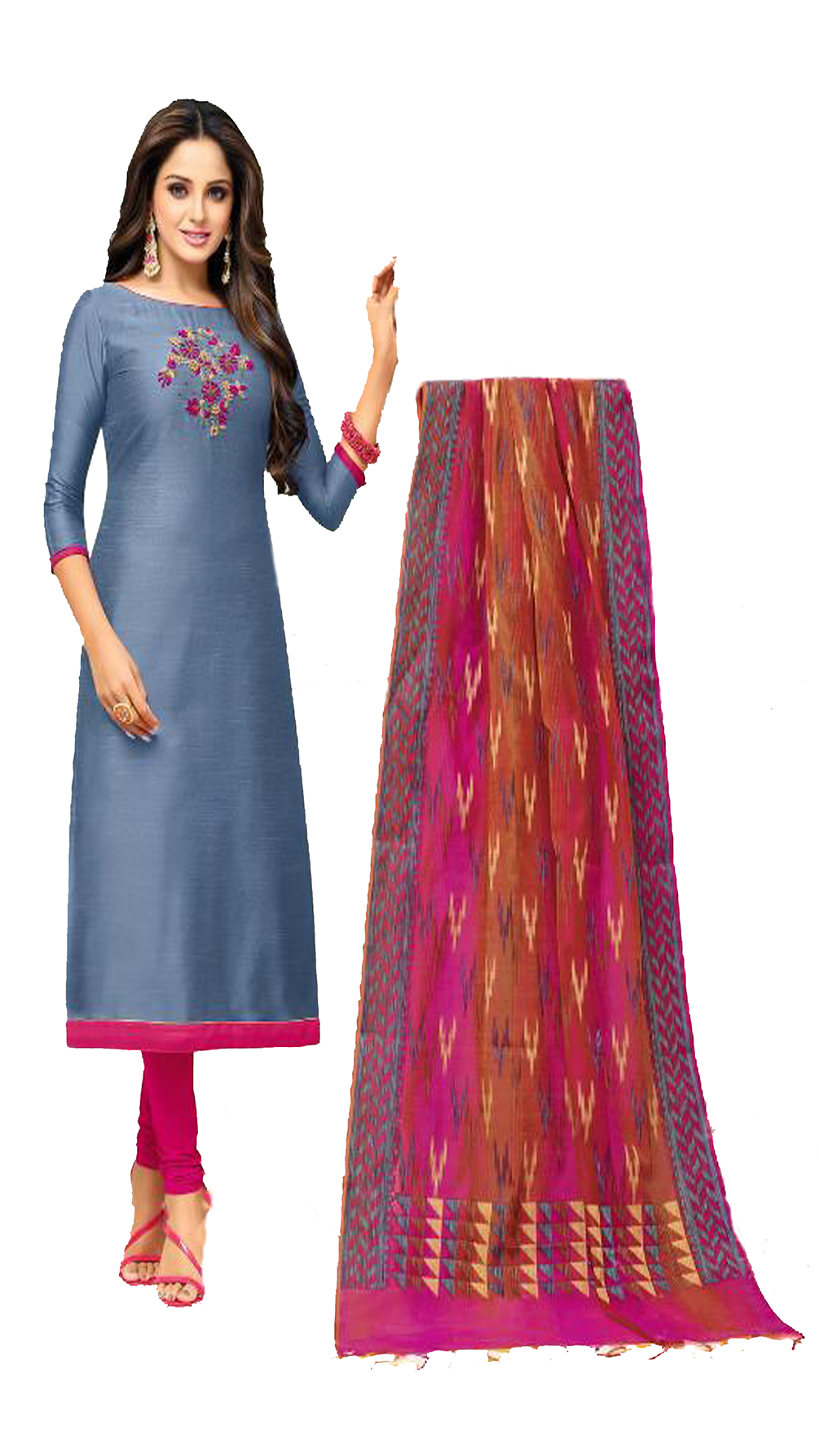 South Silk Designer Dress Materials