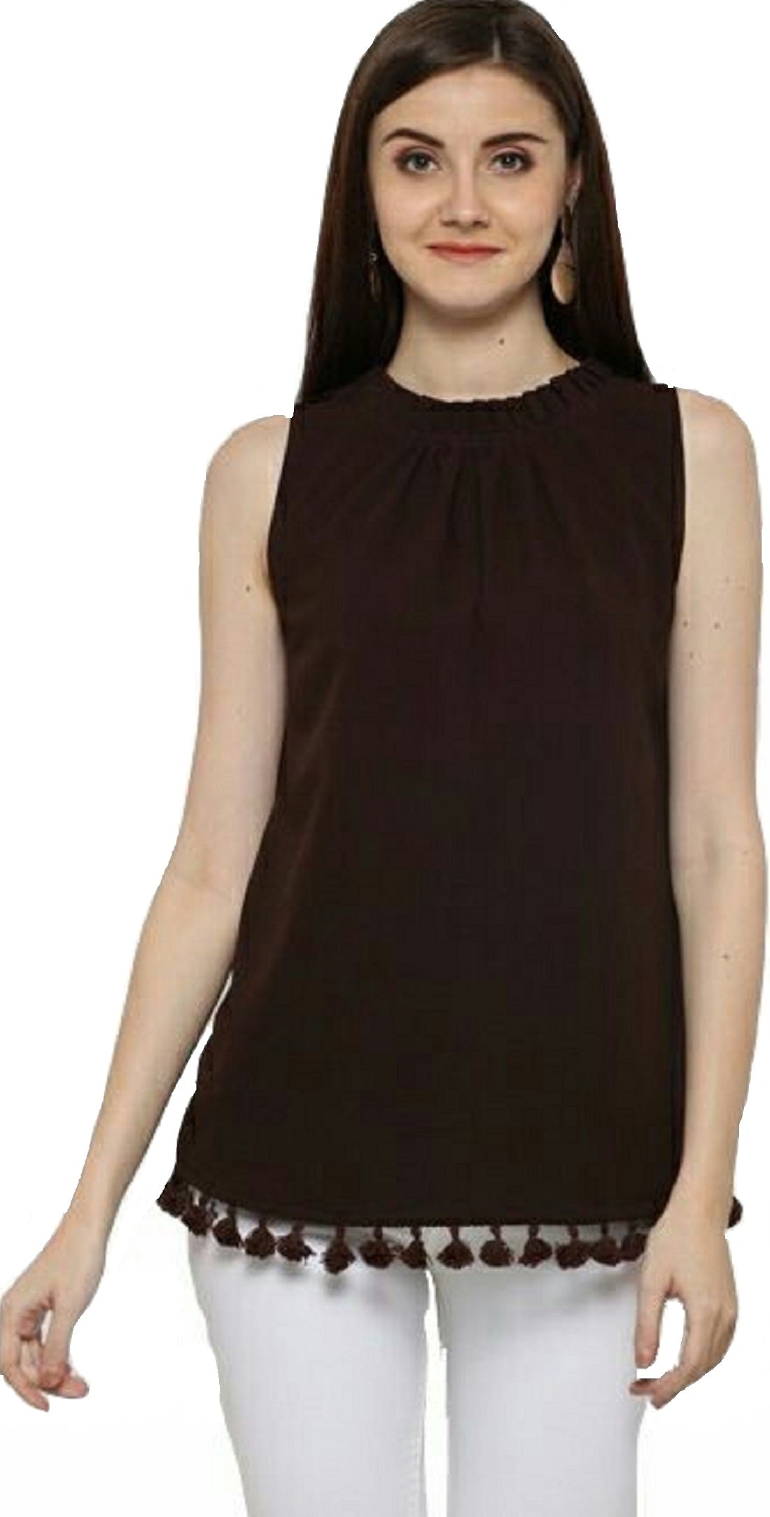 Georgette Western Tops for Stylish Women, Girls