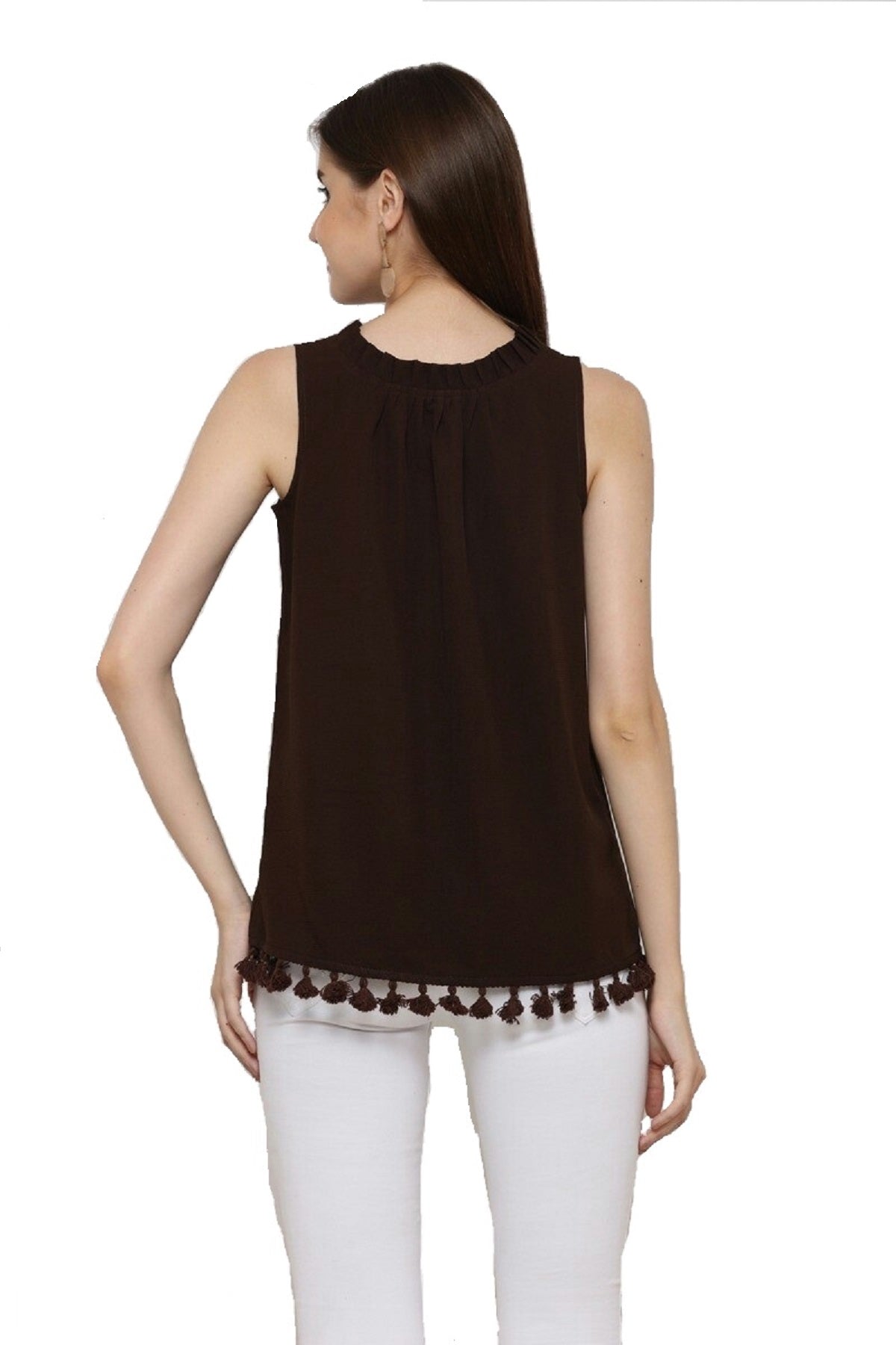 Georgette Western Tops for Stylish Women, Girls