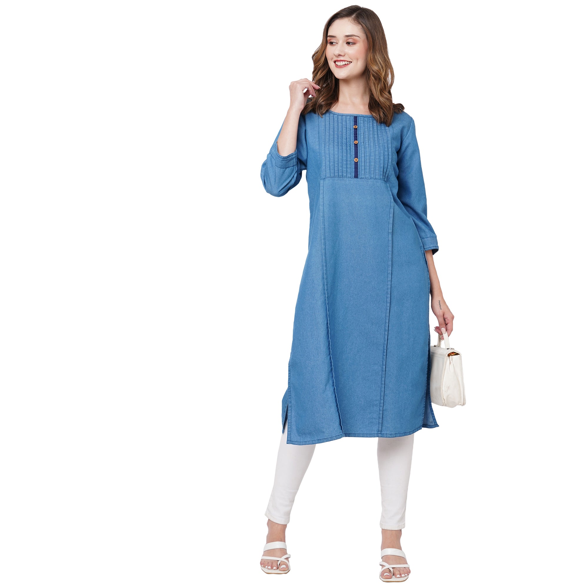 Denim kurtis for ladies best sale