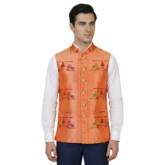 Paithani Jacket for men, wedding collection
