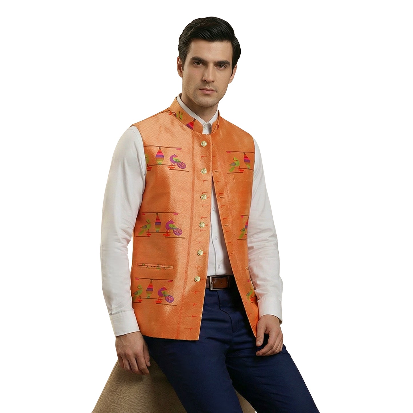 Paithani Jacket for men, wedding collection
