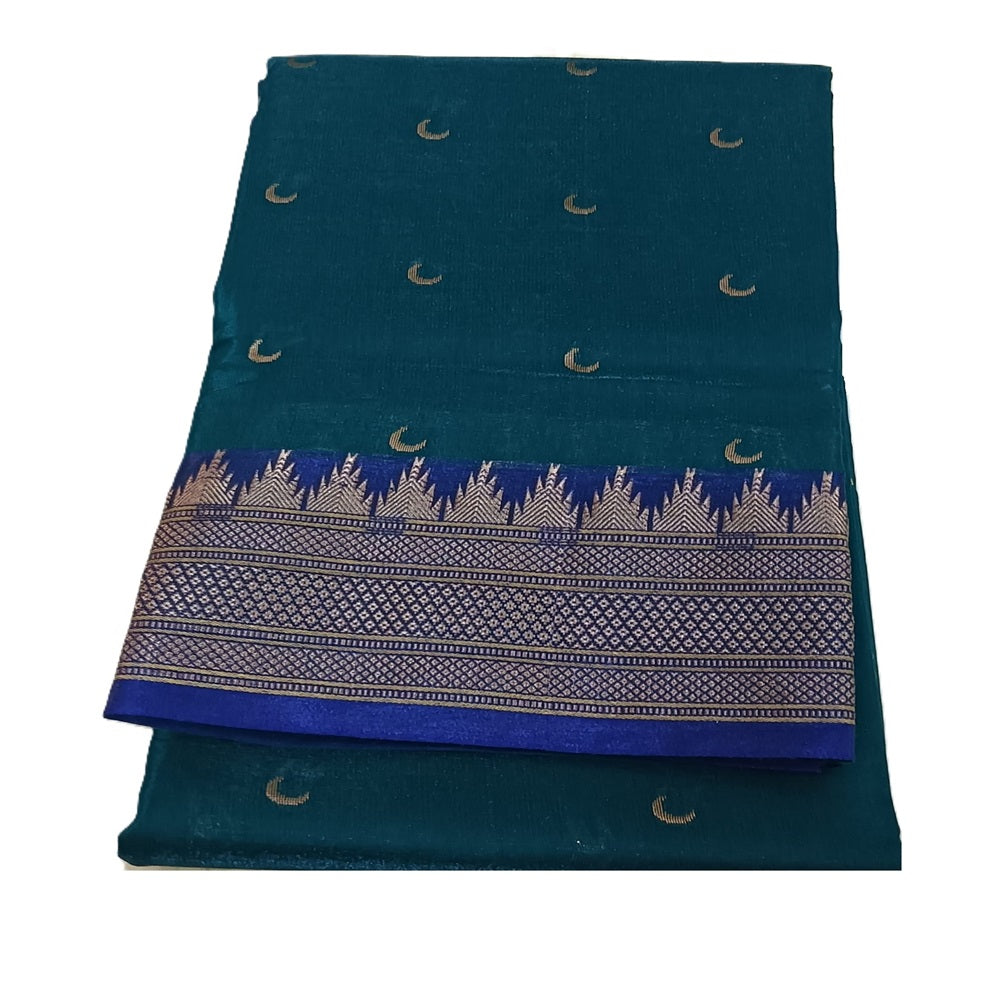 Saree paithani chandrakor woven Maau silk Morpankhi