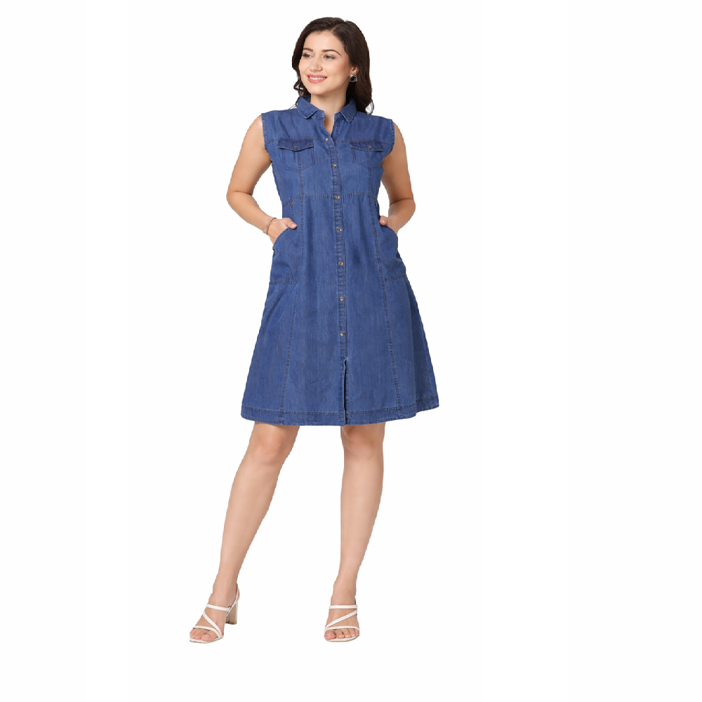 Boho Denim Tunics, Separately 3/4th Sleeves Given with this
