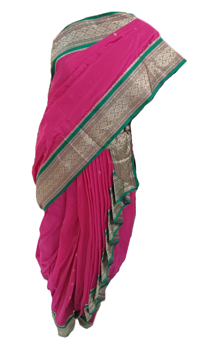nauvaari sarees for women Wedding special Kanjivaram (Dalimbi)