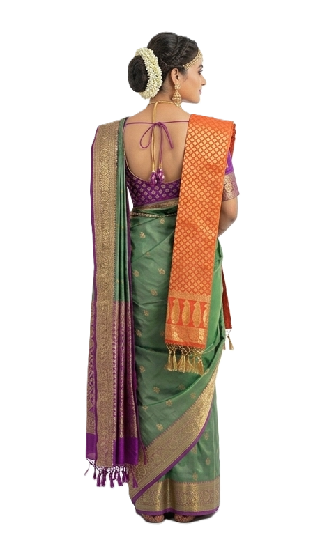 Shela For Bride Paithani Semi Silk.