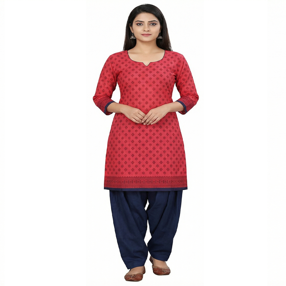 Pure cotton Unstitched dress materials for women, best for summer.