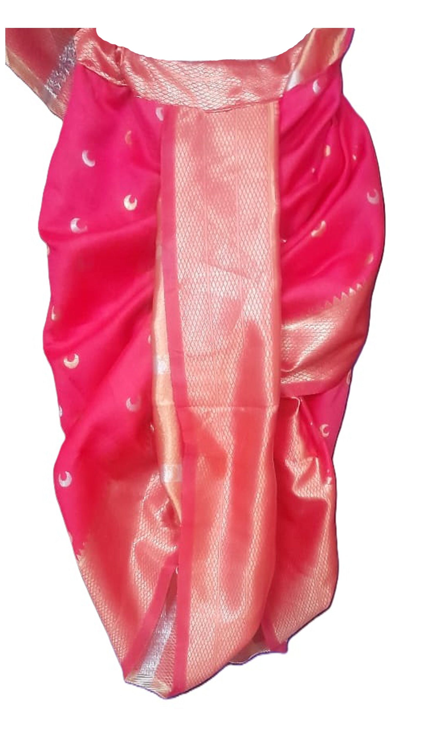 Girls nauvari saree wedding collection Pink