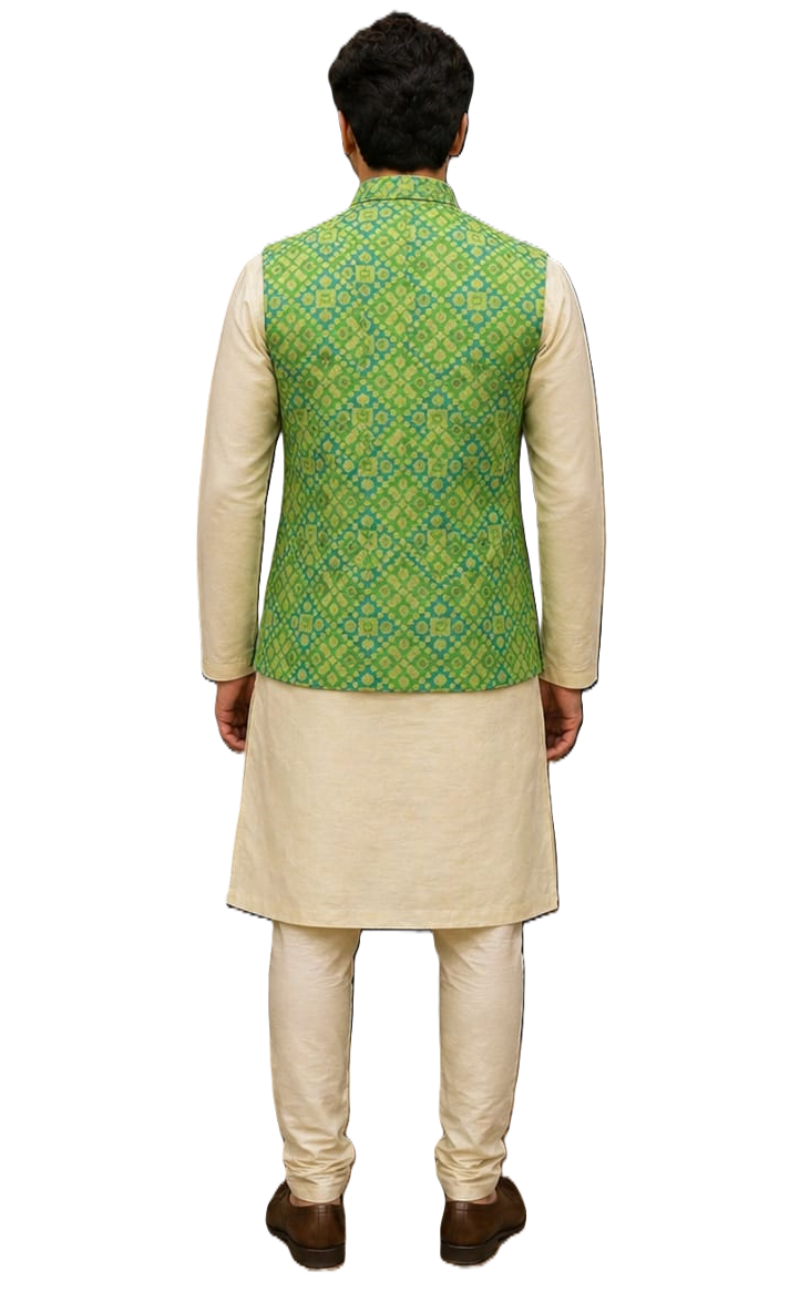 RAJAAU ETHNICS Functional Jacket for Men Wedding Collection