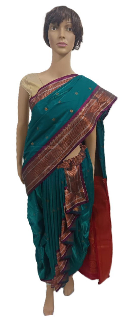 nauvaari sarees for women Wedding special - Morpankhi