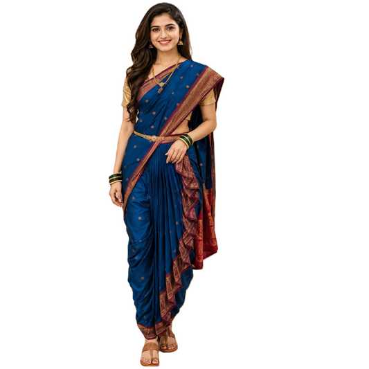 Maharashtrian Nauvari saree| South Indian Saree| Paithani Saree