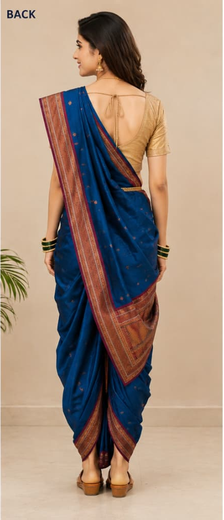 Maharashtrian Nauvari saree| South Indian Saree| Paithani Saree