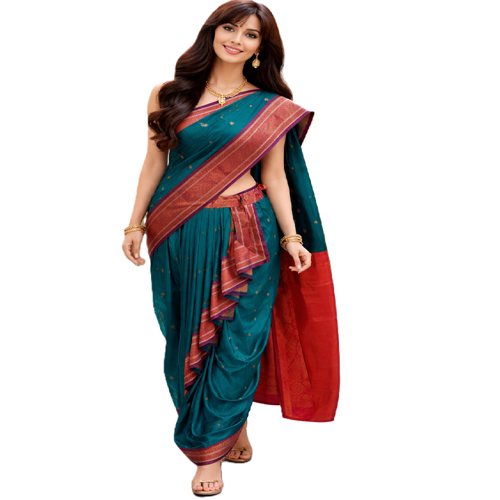 nauvaari sarees for women Wedding special - Morpankhi