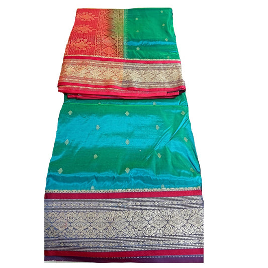 Nauvaari saree for wedding and festivals Firosi Unstitched