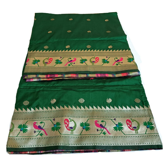 Nauvaari saree for wedding and festivalsPaithani Unstitched Bridal Collection