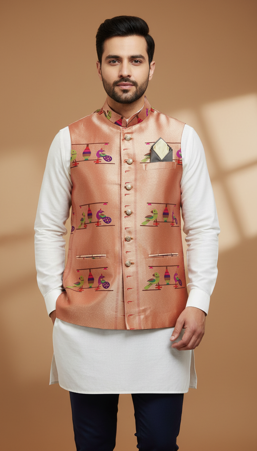 Paithani Jacket for men, wedding collection