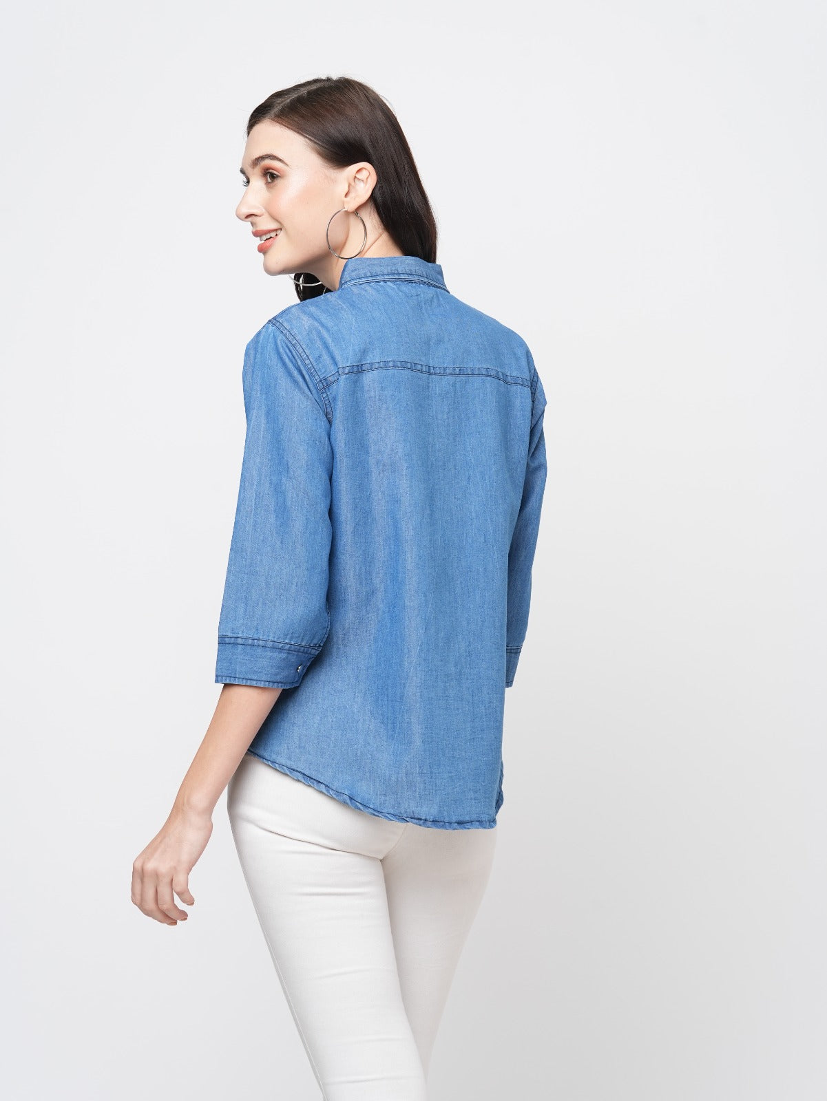 gia Denim shirt for women Blue