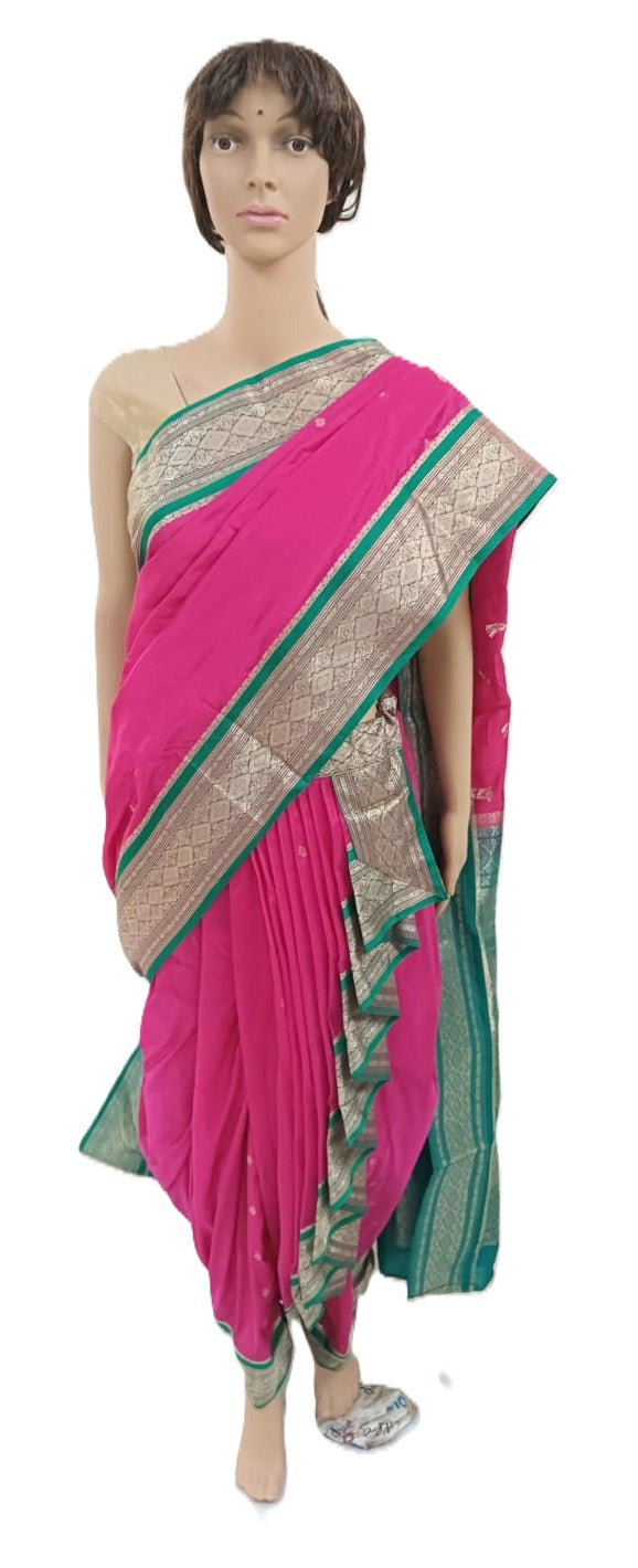 nauvaari sarees for women Wedding special Kanjivaram (Dalimbi)