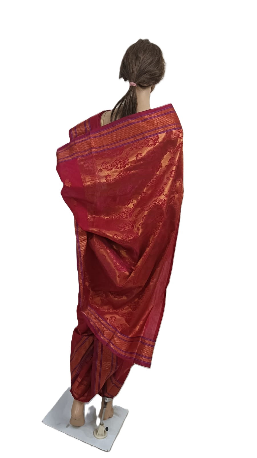 nauvari sarees for women Wedding special - Pink