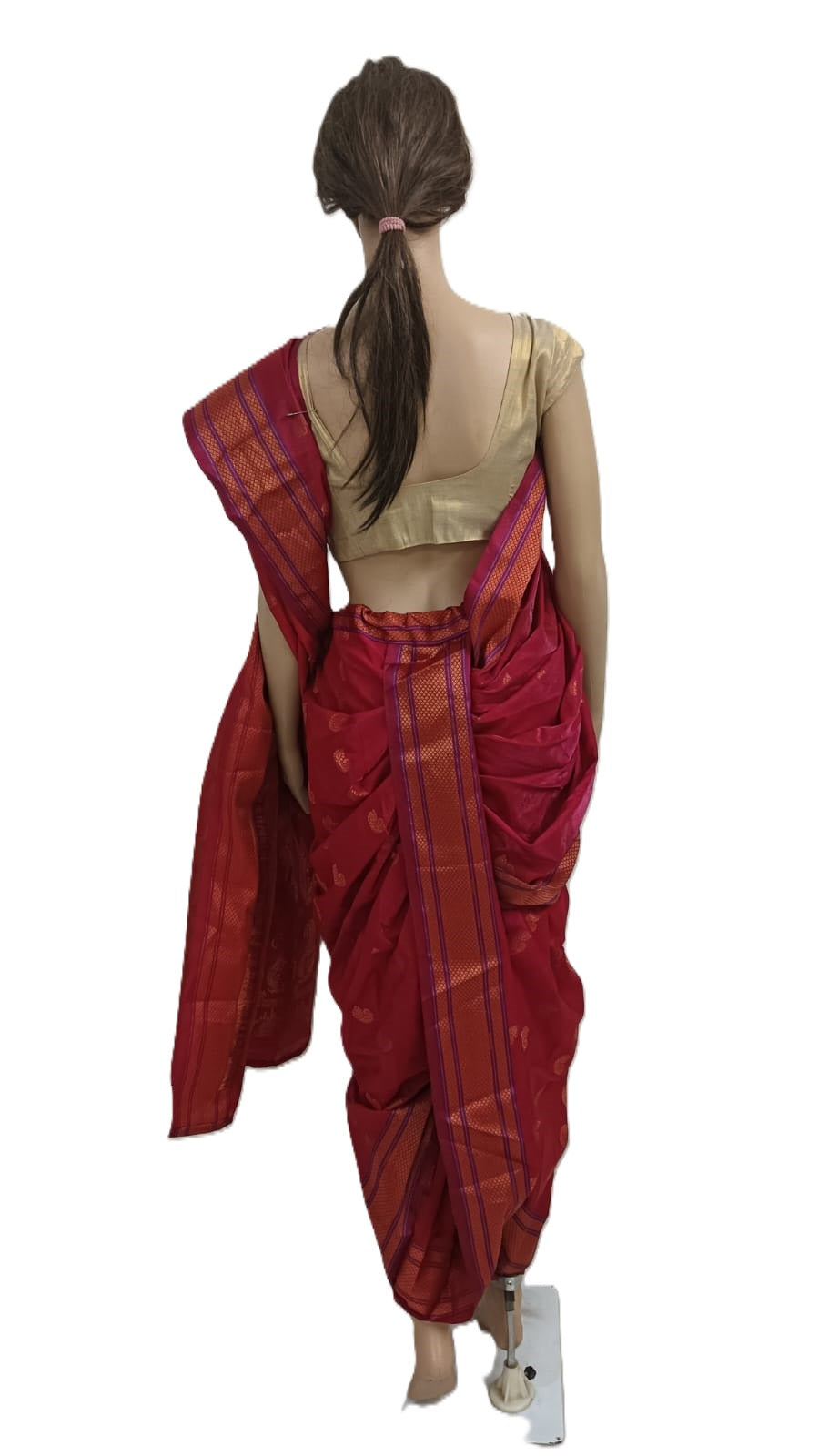 nauvari sarees for women Wedding special - Pink
