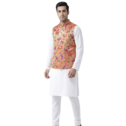 A Paithani Jacket For Men wedding collection Export quality