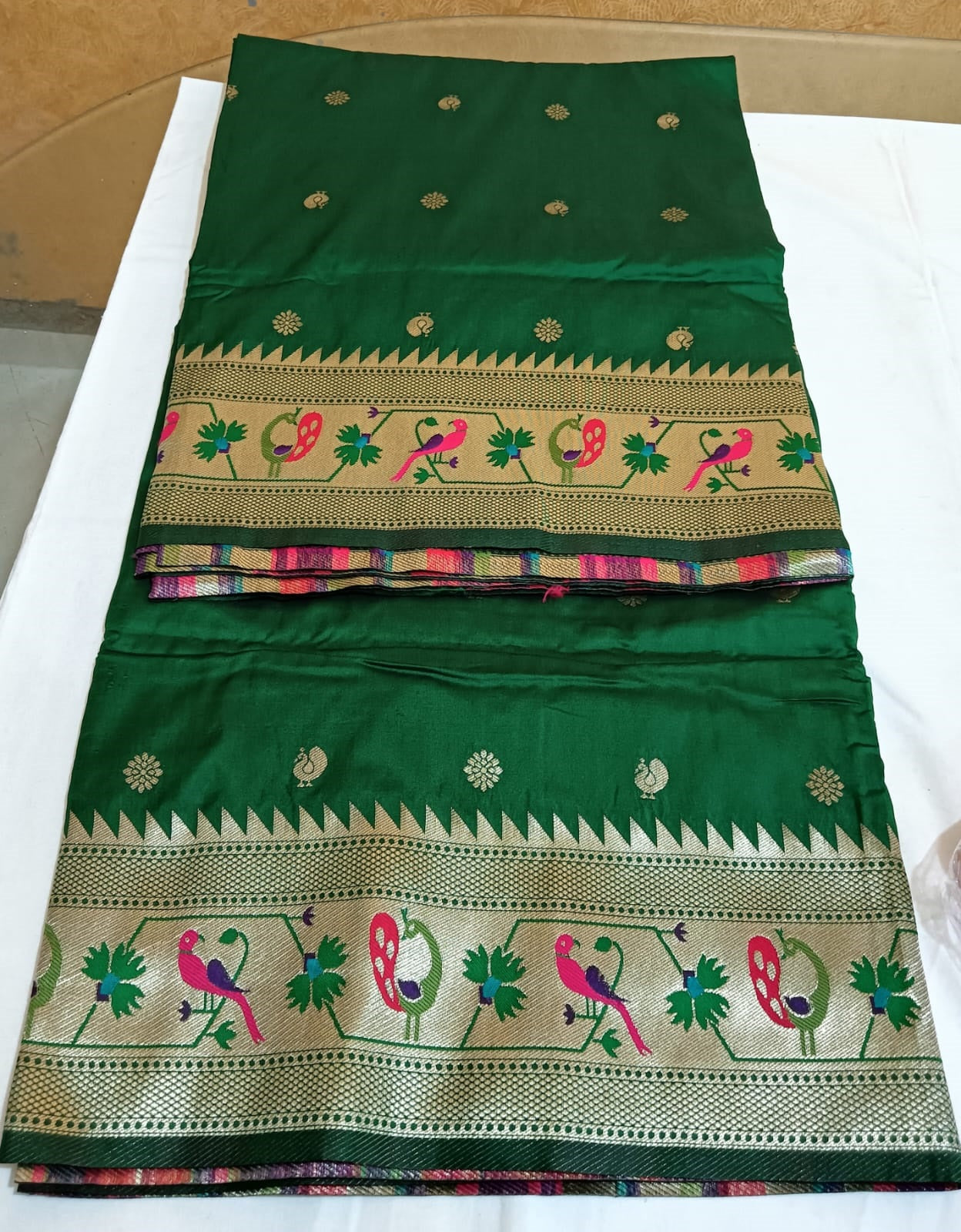 Nauvaari saree for wedding and festivalsPaithani Unstitched Bridal Collection