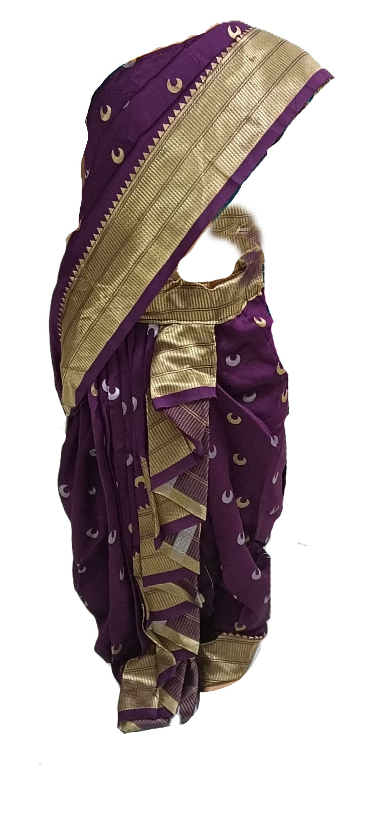 girls nauvari sari for diwali festival, wedding collection