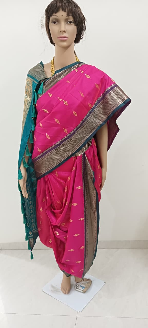 Functional saree for women Maau Silk Ready to wear