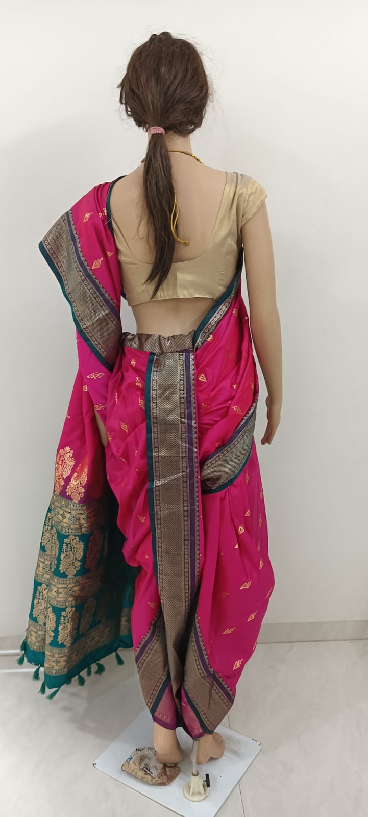 Functional saree for women Maau Silk Ready to wear