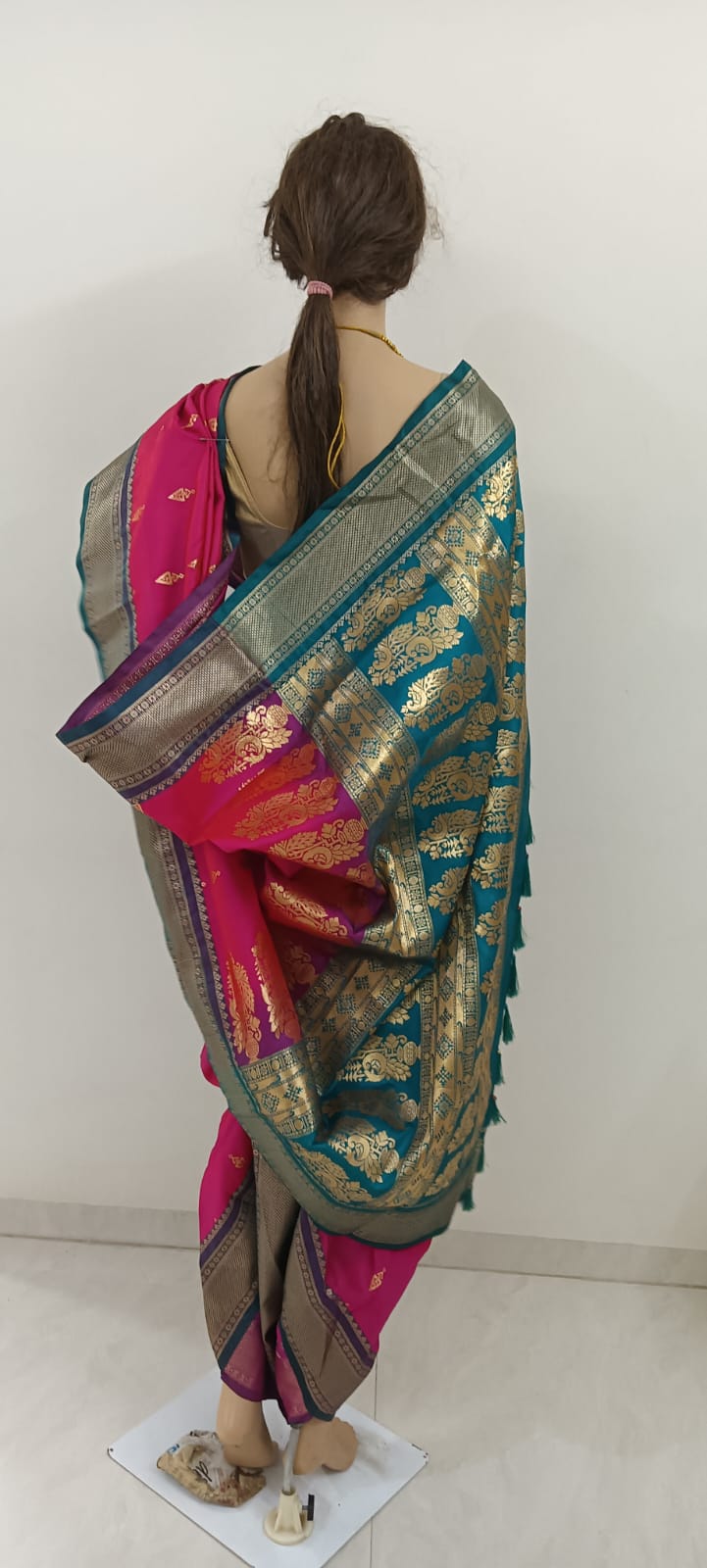 Functional saree for women Maau Silk Ready to wear