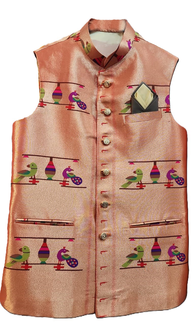 Paithani Jacket for men, wedding collection
