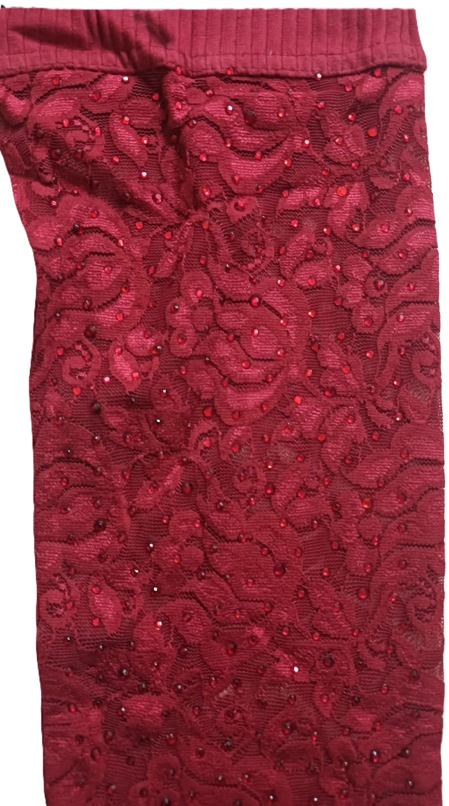 Fancy and Premium Girl's Legging Maroon
