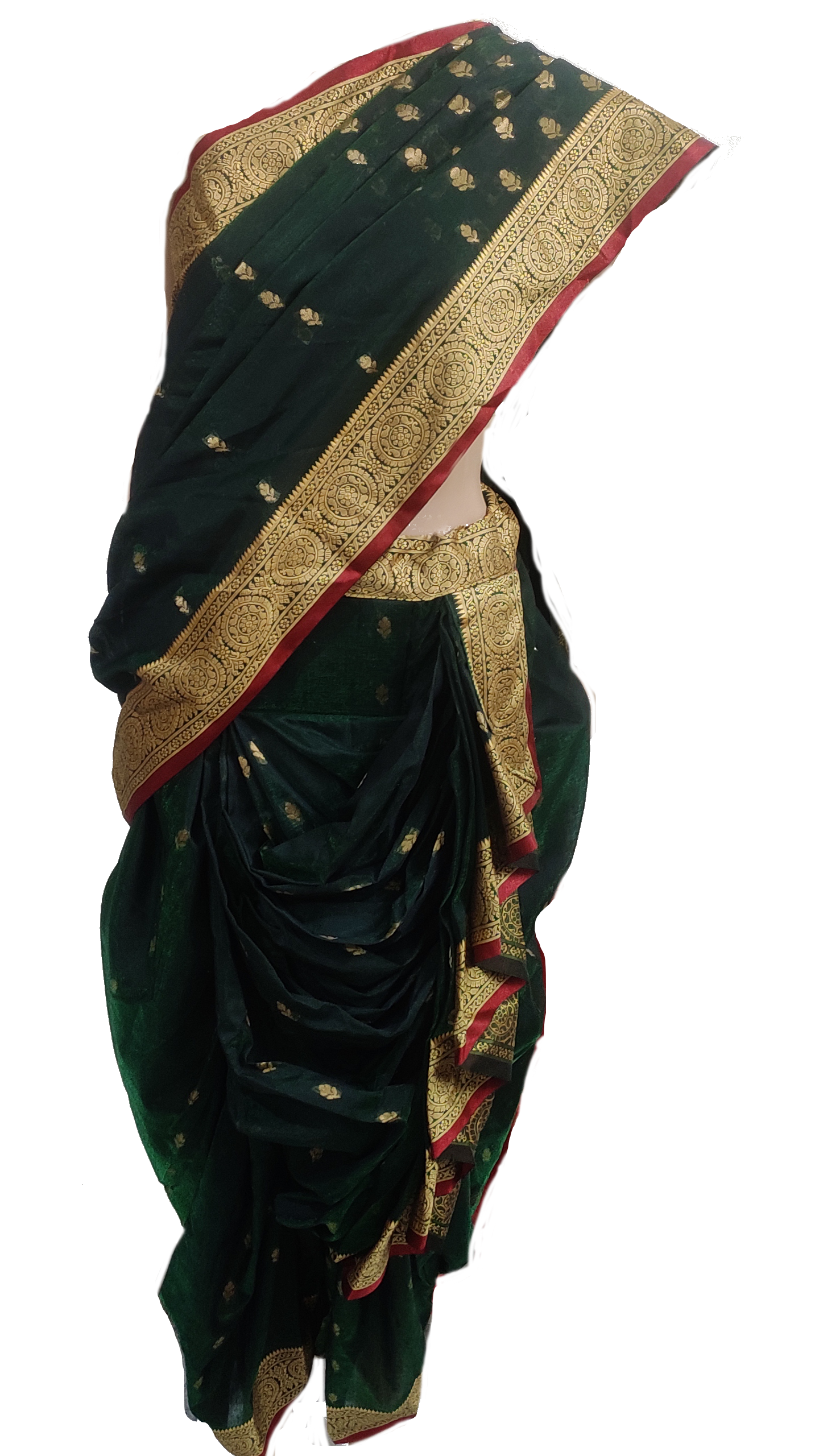 Ready to wear Nauvaari saree for women, festivals and weddings special Cotton silk, free size