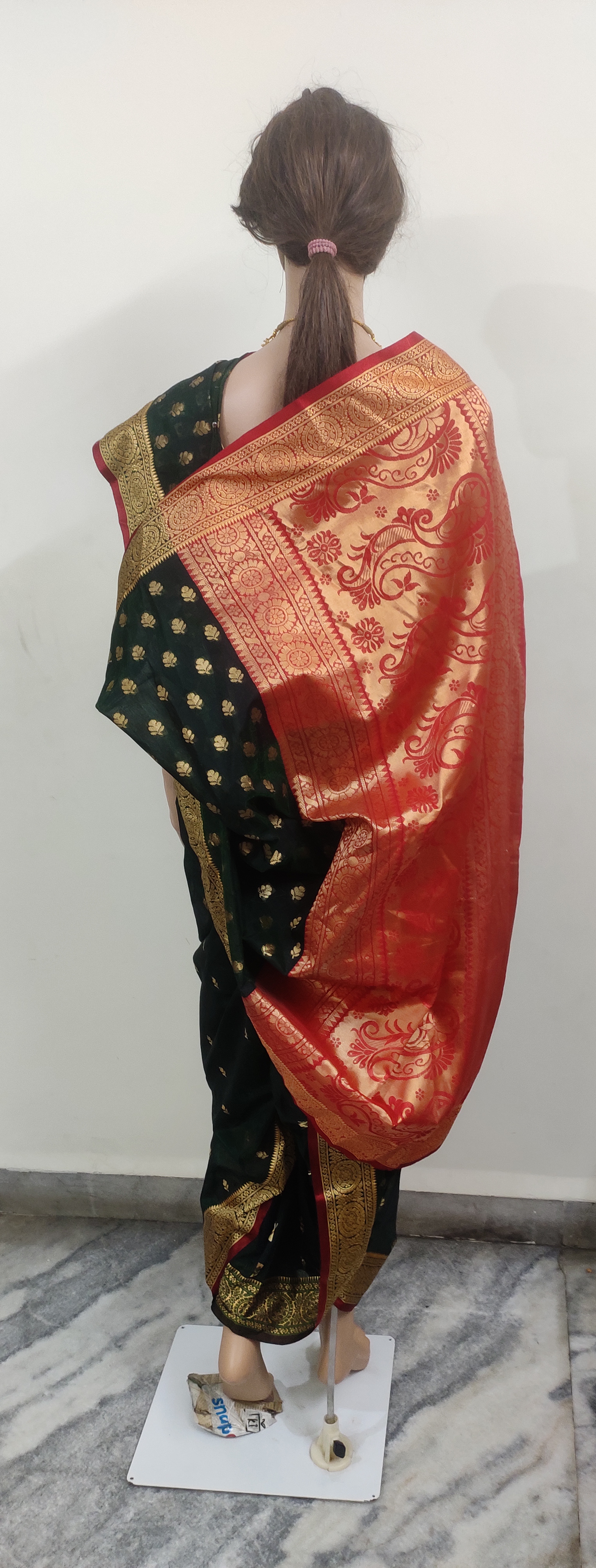 Ready to wear Nauvaari saree for women, festivals and weddings special Cotton silk, free size