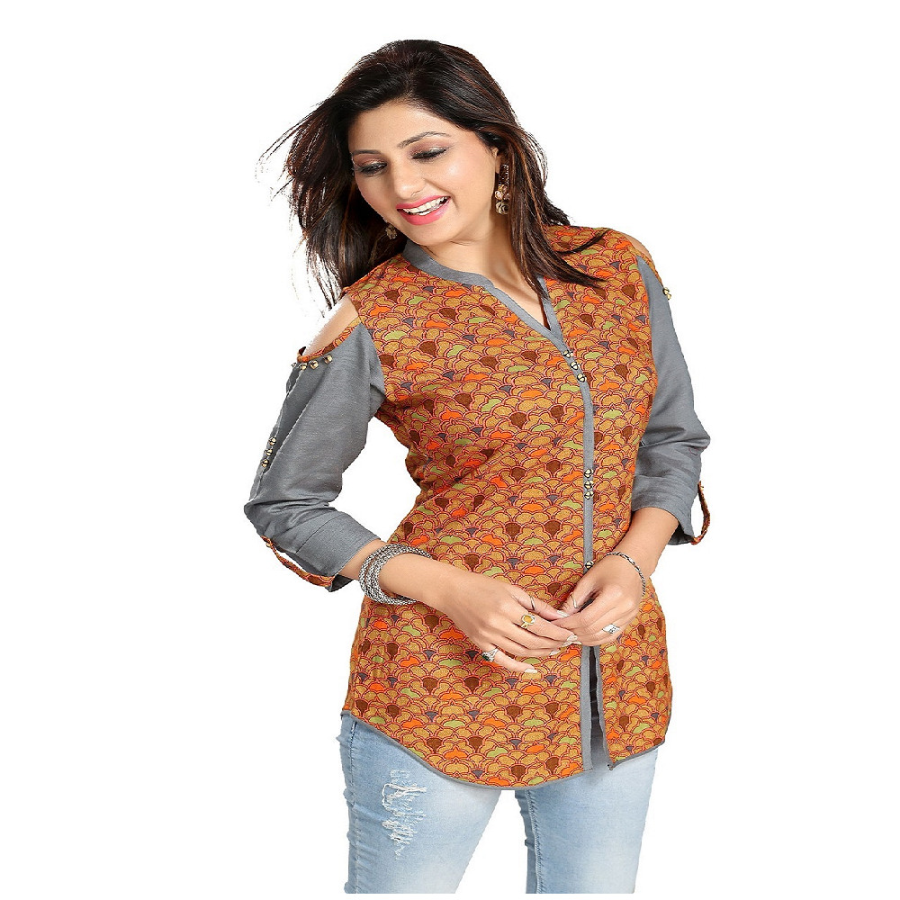 Slub Cotton butter soft top for stylish ladies Only size M