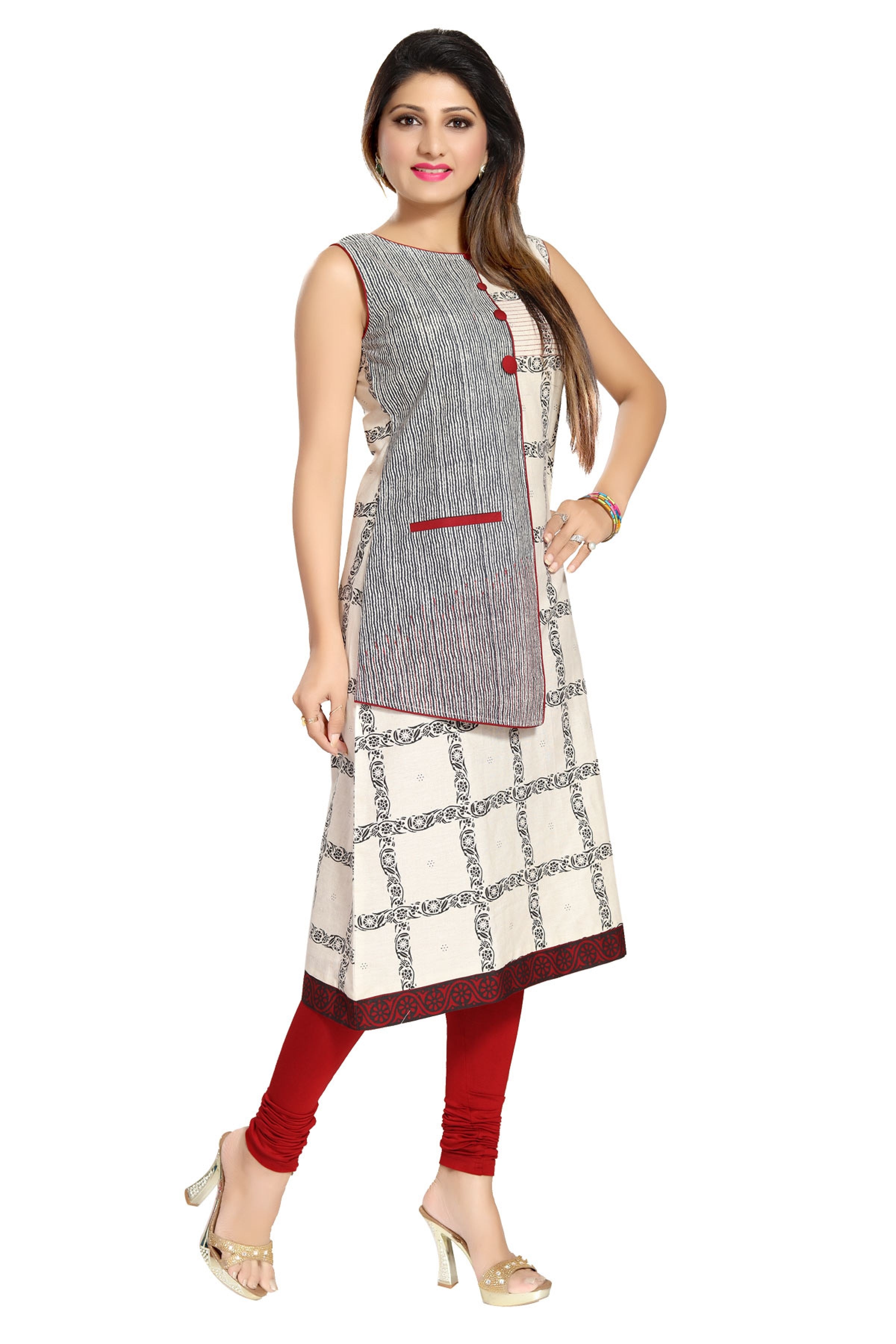 Sleeveless Kurti Designs | Kurta designs women, Cotton kurti designs, Kurti  designs