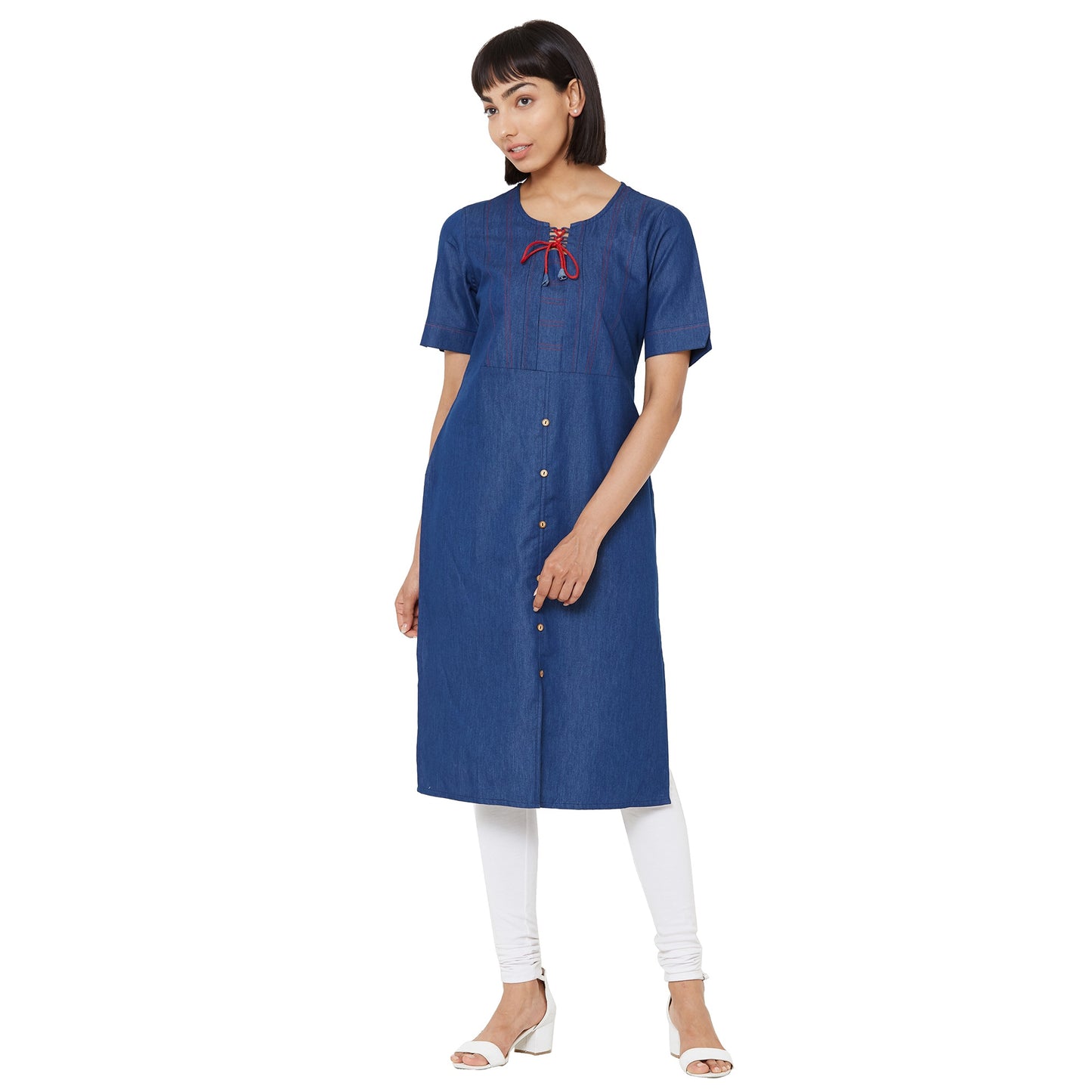 Indigo Blue Denim Kurtis