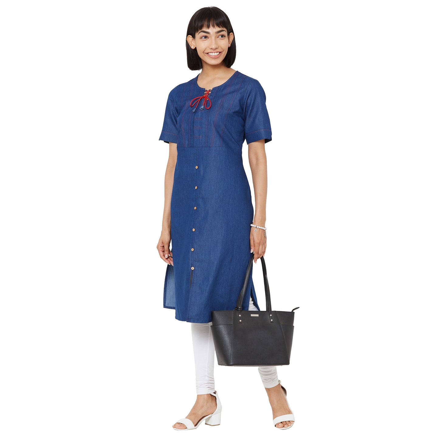 Indigo Blue Denim Kurtis