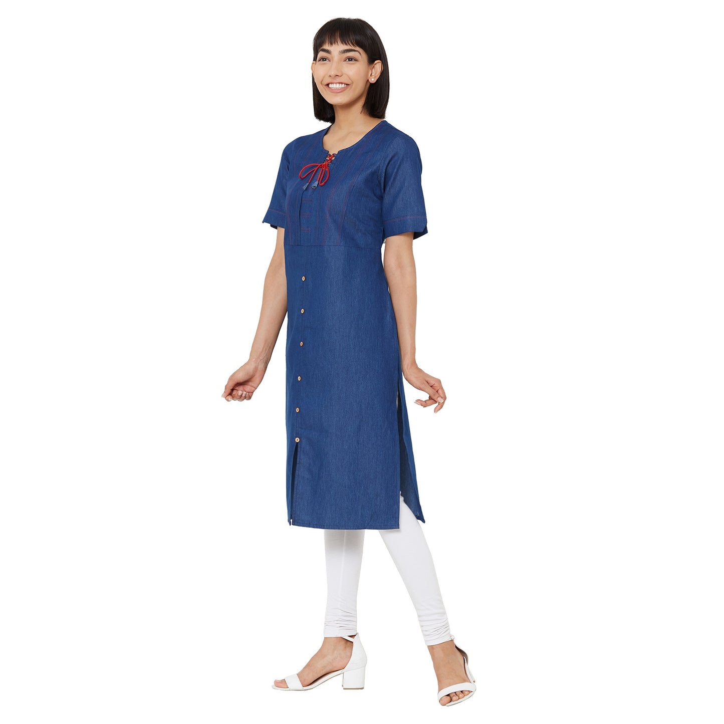 Indigo Blue Denim Kurtis